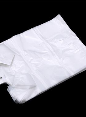 Home Daily Classic White 100 White Transparent Plastic Bags