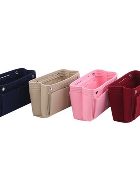 Multi functional large capacity felt travel storage bag wome