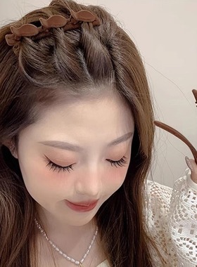 Plush hair clip female forehead bangs clip small grab clip b