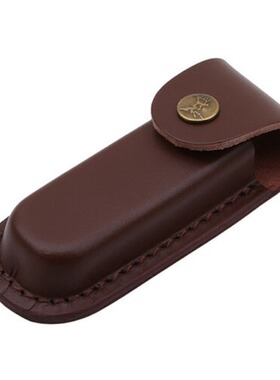 Coffee colored head layer cowhide knife cover knife sheath f