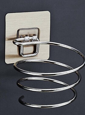 Hair dryer spiral rack non perforated stainless steel hair d