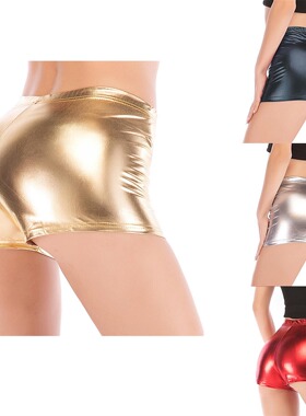 Sexy nightclub dance three part shorts tight fitting thin ba