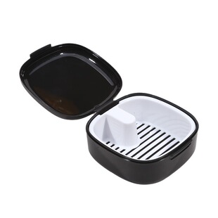 Denture storage box portable soaking tooth box portable toot