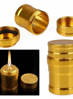 Metal alcohol lamp aluminum alloy alcohol lamp metal bullet