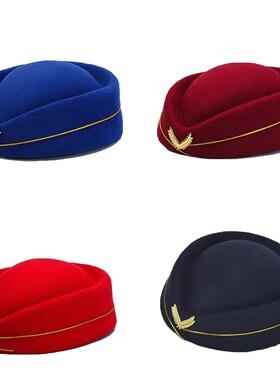 Flight attendant hats wedding band hats performance costumes