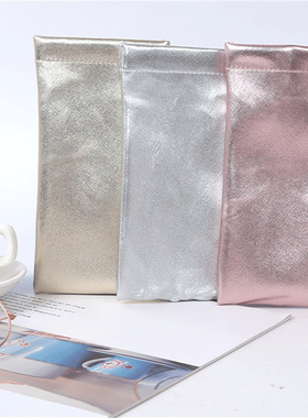 Portable glasses bag fashionable and classic solid color gla