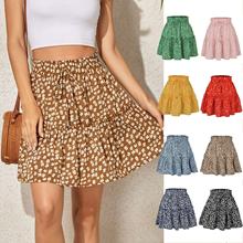 2022 women's high waist fashion printed skirt casual sty