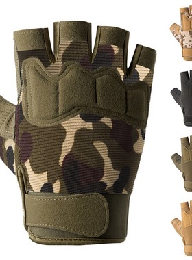 Half finger gloves men and women boxing tactics fitness spor