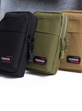 Waterproof Oxford cloth waist bag mobile phone bag men weara