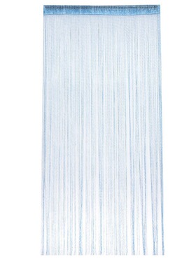 Single color flat silver grid curtain finished product 1M2M