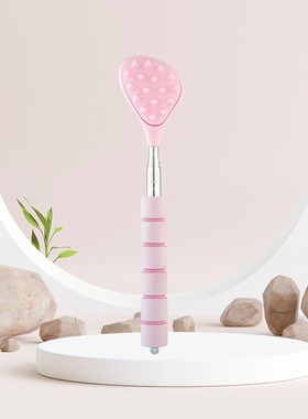 Adjustable handle pet massage brush cat soothing and ticklin