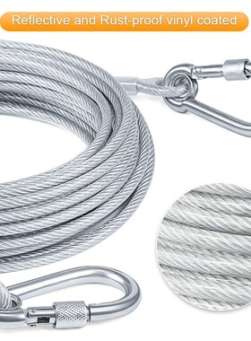 Stainless steel wire rope dog chain pet traction rope dog ro
