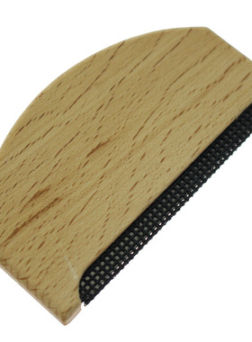 Beech wood brush manual scraper winter coat remover ball rem