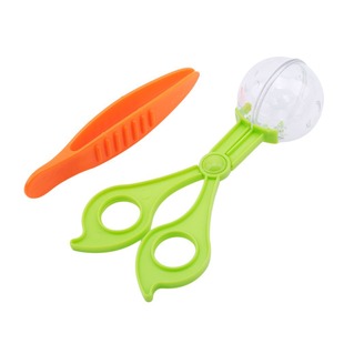 Round headed scissors clip with tweezers insect and plant sc