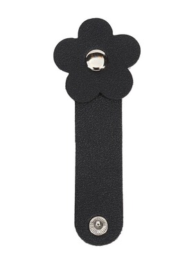 New Multi Color Flower Shaped PU Leather Data Cable Storage