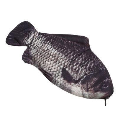 跨境热销新品鲫鱼笔袋钱包个性