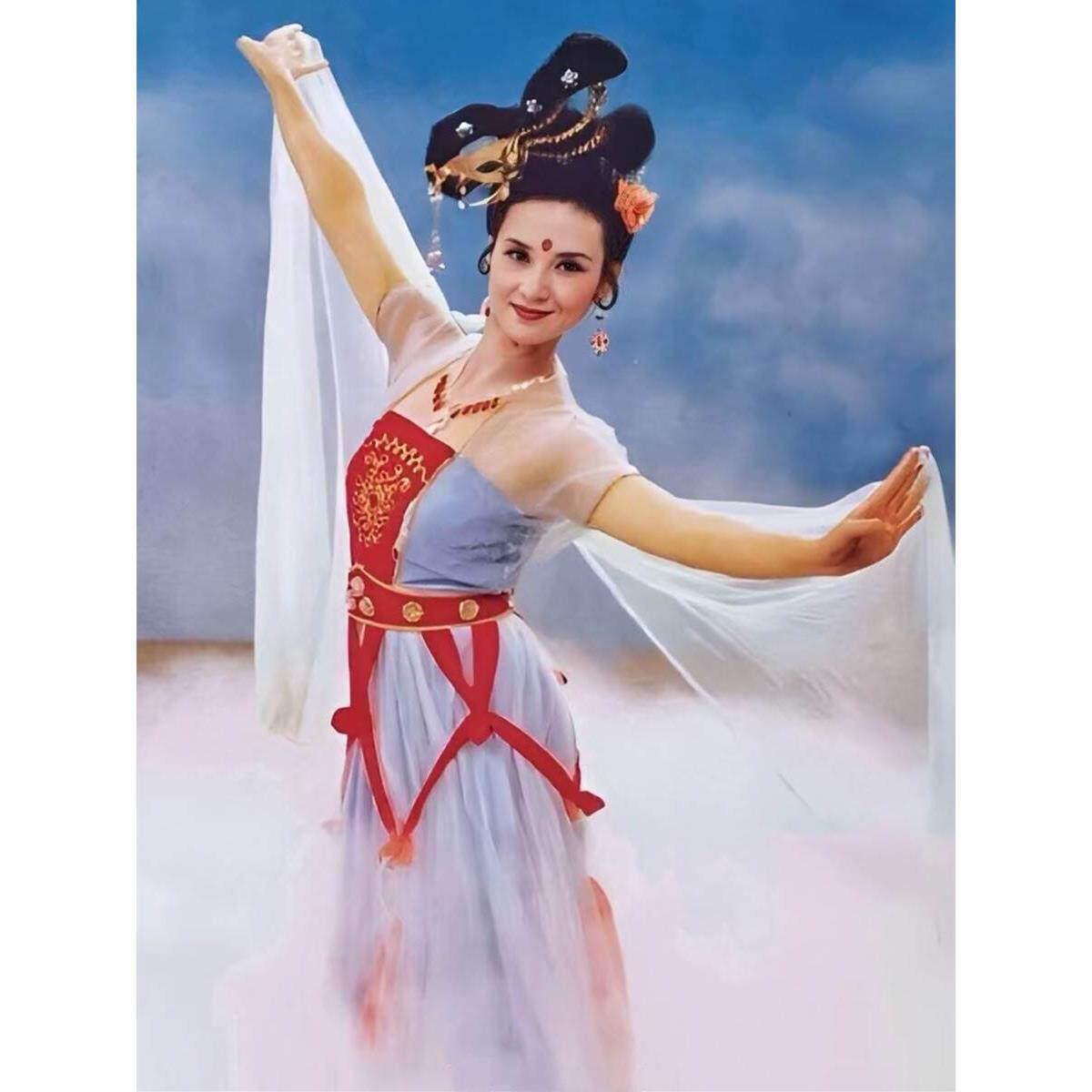 嫦娥仙子服装成人86年西游记同款演出服cos嫦娥仙子古装汉服