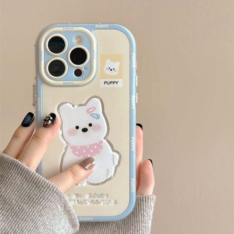 ZYL可爱西高地狗狗适用于小米15Ultra/小米14pro/13pro手机壳小米红米k80pro/红米k70至尊版k60/50狐尾油