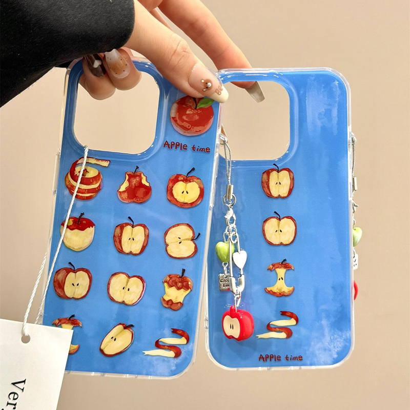 一个苹果核的诞生适用于苹果16promax手机壳iphone15/14全包xsmax创意13proxr女12mini小众11pro白底IMD