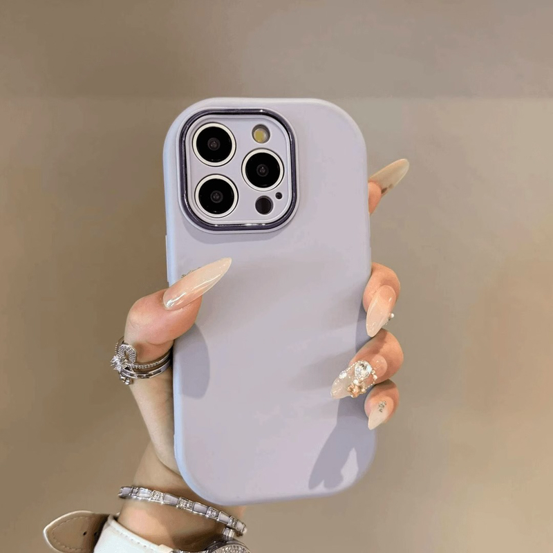 高级椭圆纯色小胖墩适用于OPPOA5PRO手机壳FINDX8/7全包a3pro新a2x/m女款A1软壳A58卡通K10x软壳A93精胖A72