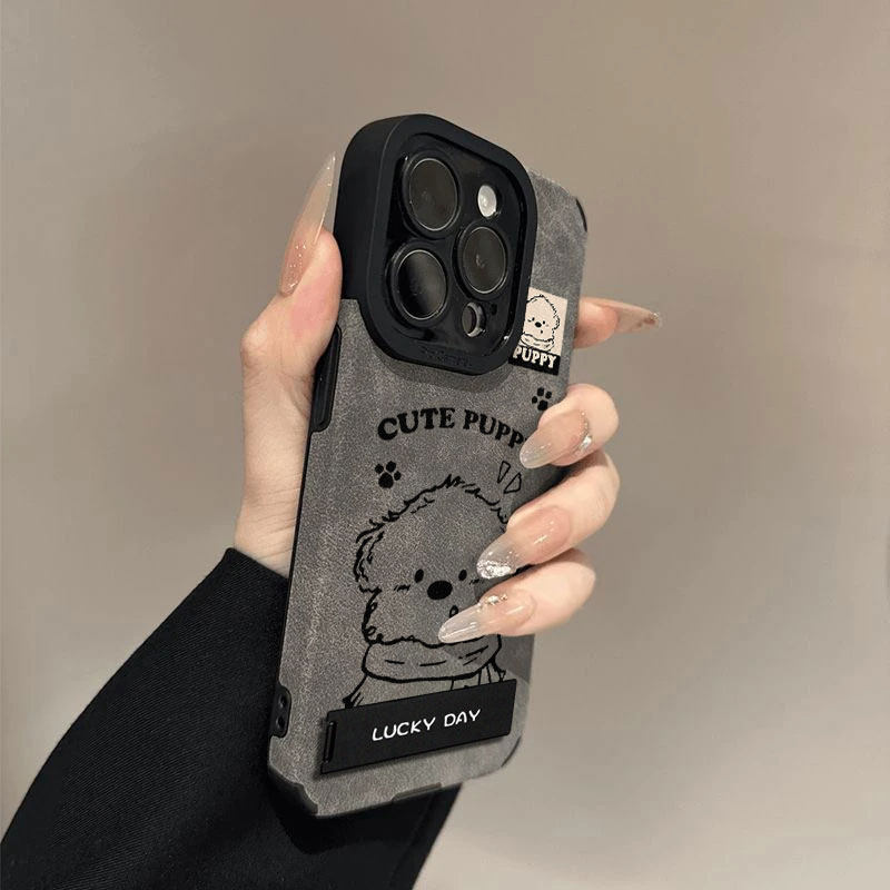 ZYL毛巾小狗适用于红米note 15pro/14Pro+手机壳note12turbo/11T精贴k80/k70新款k60至尊男女k40