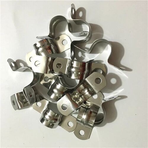 包邮304不锈钢管卡骑马卡 水管固定卡 U型管夹 马鞍卡 欧姆卡