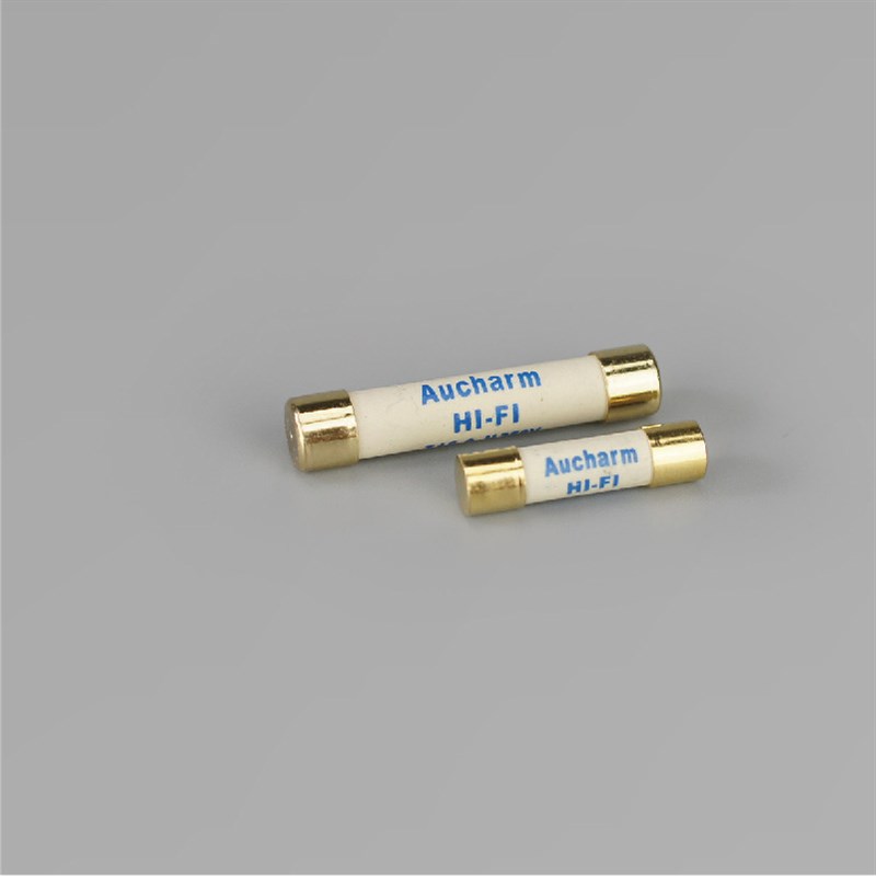hifi发烧银合金保险管5X20镀金帽6X32音响功放CD保险丝1A-15A