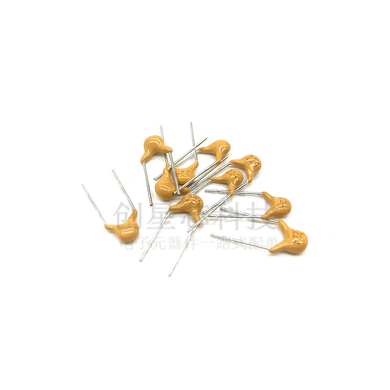 独石电容器 224M 0.22UF 50V 20% 脚距5.08MM 多规格