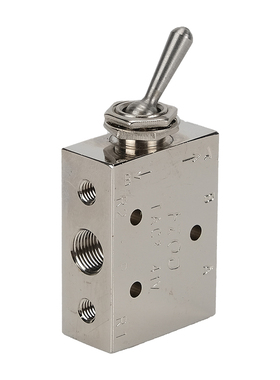 气动一进一出手动按钮换向钮子阀TAC2-3P4V41V自动开关空气机械阀