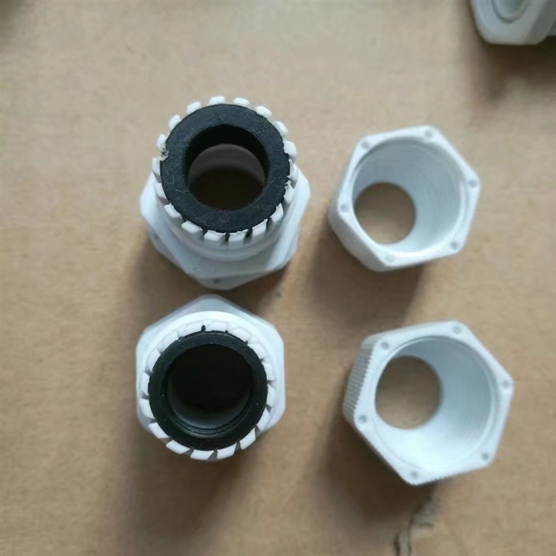 电缆防水接头塑料扭转式锁紧头尼龙加长M/PG型连接器固定头葛兰头