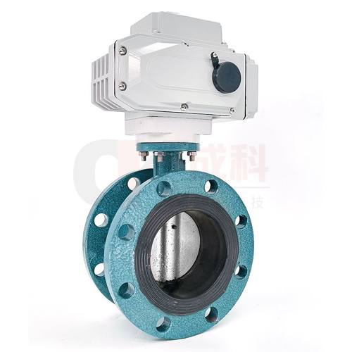 开关调节阀D941X-16电动法兰蝶阀软密封DN80 100 150 200 300 400