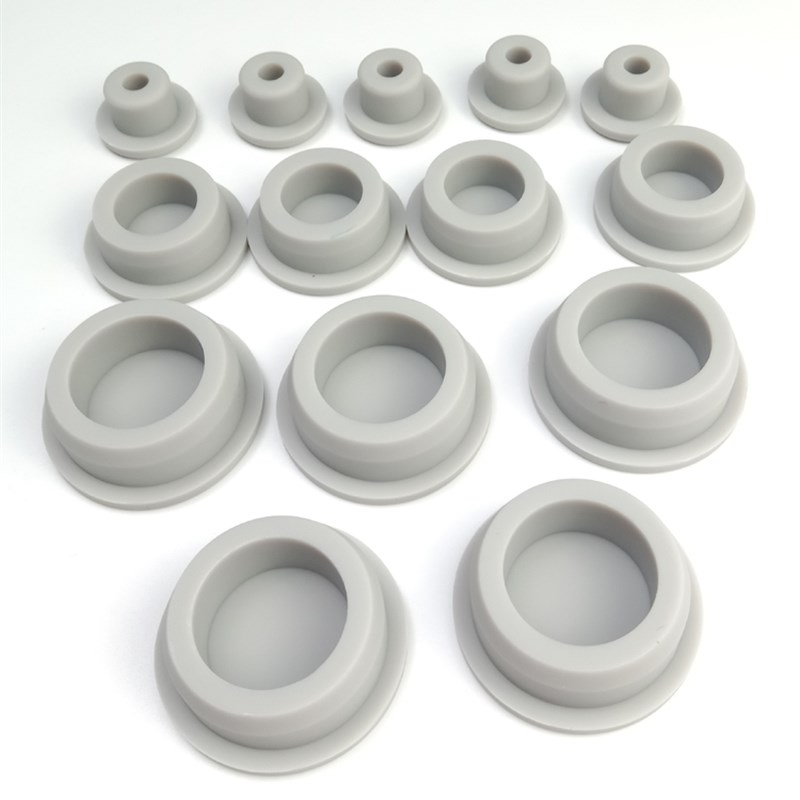 硅胶堵头塞 灰色橡胶塞头 环保硅橡胶堵孔塞子 螺丝孔装饰塞 堵盖