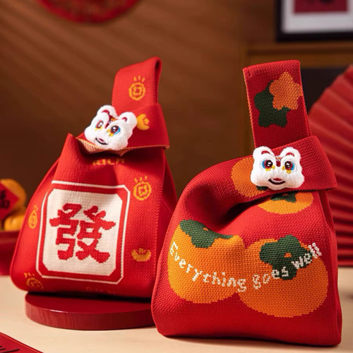 新款红色伴手礼礼品袋