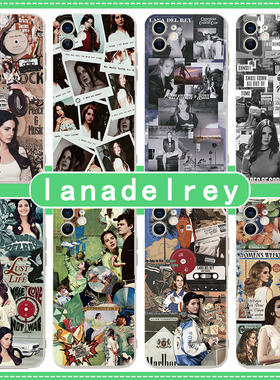 lanadelrey手机壳苹果15适用iPhone14promax周边13mini打雷姐12pro软壳11卡通xsmax明星xr保护套8plus防摔7P