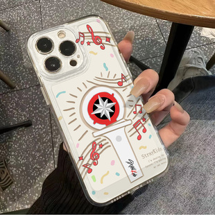 苹果15ProMax透明软一加13T创意适用STRAYKIDS应援棒Nova12Ultra时尚Reno14手机保护壳iPhone16潮酷红米TURBO