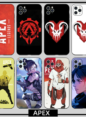 apex英雄手机壳适用苹果oppo华为荣耀vivo小米realme一加iqoo三星iphone红米note12xsk60p50玻璃恶灵硅胶软壳