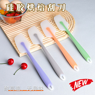 硅胶刮刀奶油蛋糕抹刀搅拌铲家用耐高温半透明一体式 新款 大刮刀