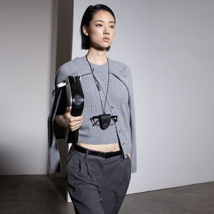 早秋外搭针织衫 女2025新款 B416 针织开衫 322WORKHOUSE纯山羊绒长袖