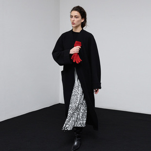 322WORKHOUSE羊毛混纺针织a字半身裙女2025新款 半裙R854 秋冬长款