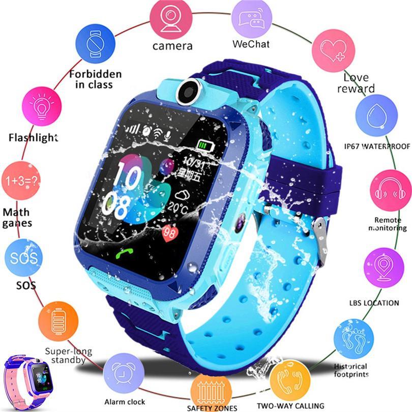 Q12 Children Kids Smart Watch SOS Phone Call Location Tracke