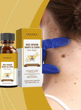 Bee venom skin essence gently cleans the body and smoothes t
