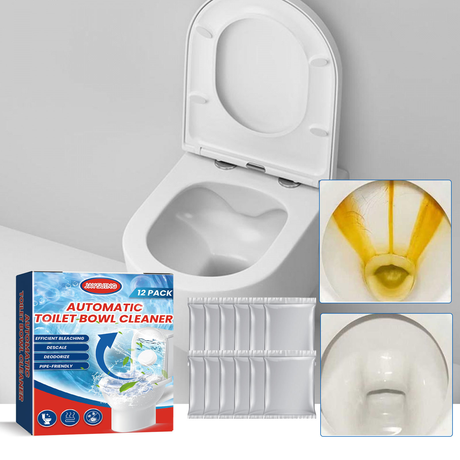 Jaysuing马桶清洁泡腾片家用除垢