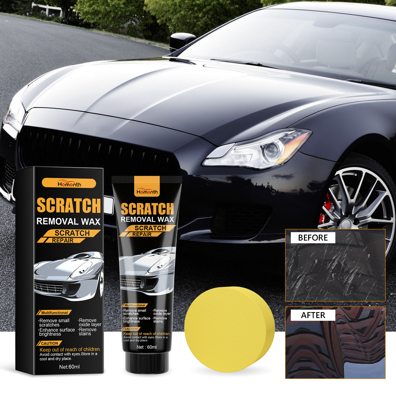 Car scratch care cream car paint fine marks polishing coatin