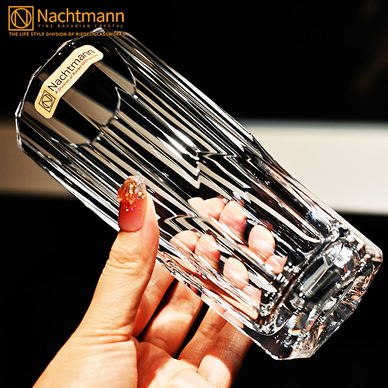 德国进口水晶玻璃高杯威士忌酒杯洋酒杯调鸡尾酒杯果汁饮料水杯子