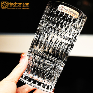 德国进口水晶玻璃高杯威士忌酒杯洋酒杯调鸡尾酒杯果汁饮料水杯子