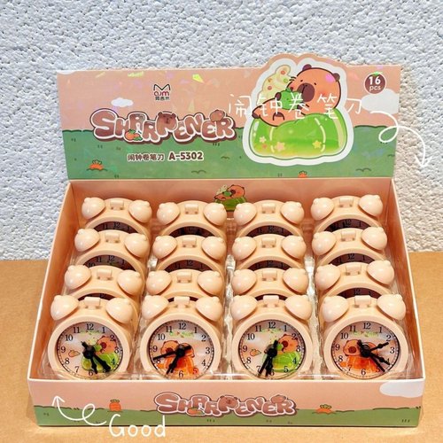 卡通创意卷笔刀铅笔刀卡皮巴拉