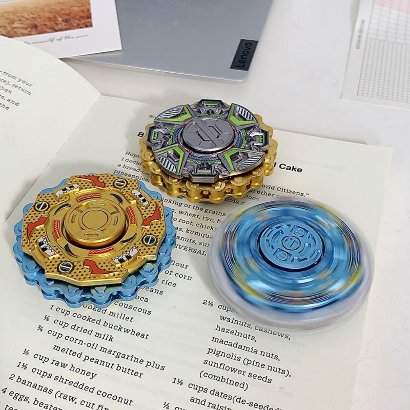 创意指尖陀螺旋转手指减压神器