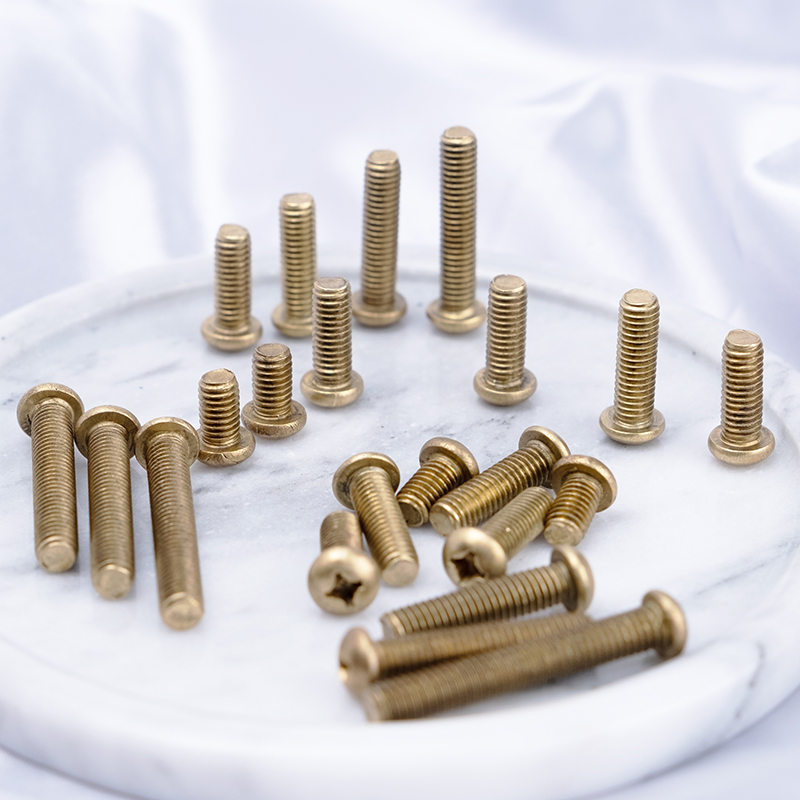 M2M2.5M3M4M5M6铜圆头十字螺丝G盘头机螺丝全铜螺丝钉小累丝钉纯