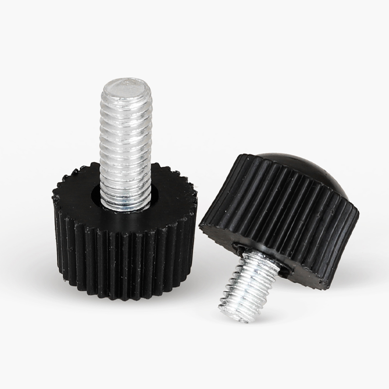 黑色塑料直纹小头手拧螺丝滚花圆形螺钉M4M5M6*6*8*10*1T2/16-40m
