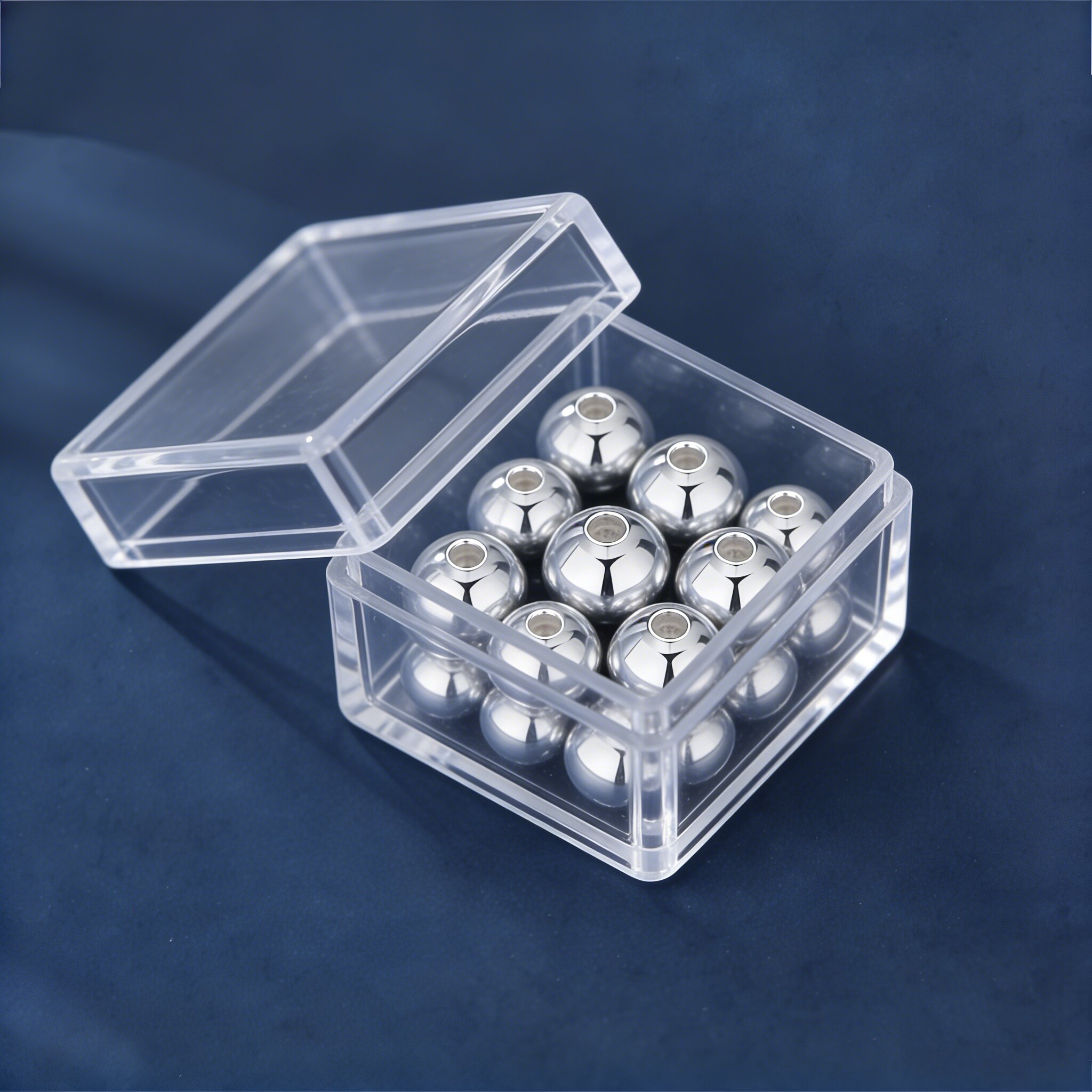 【银饰ZZ03】S999足银小珠子按克散珠光珠纯银配件DIY圆珠小银珠